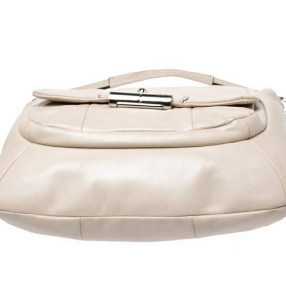 COACH Ivory Kristin Leather Crossbody Hobo Bag - Picture 4 of 11